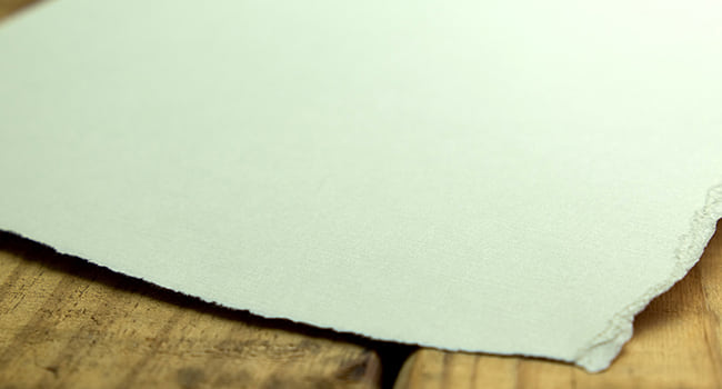 Up close photo of linen paper